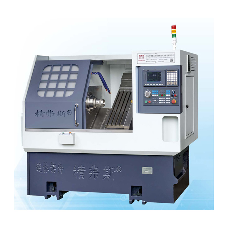 Leaba claonta claonta ag casadh meaisín lathe CNC